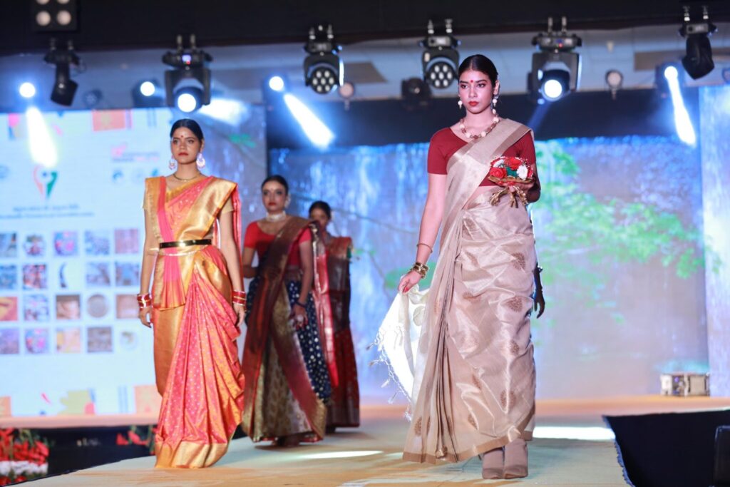 Khadi Fashion Show at Uttar Pradesh Trade Show 2024